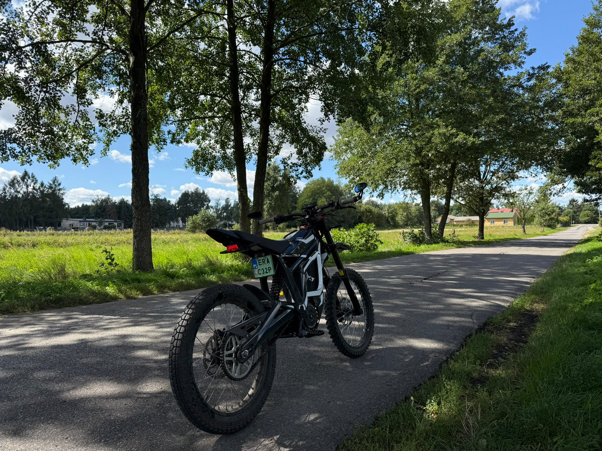 Relokacja świateł i tablicy rejestracyjnej Talaria MX3/MX4/MX5